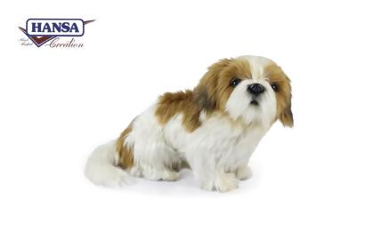 Hansa 7030 11.7 in. Shihtzu Dog