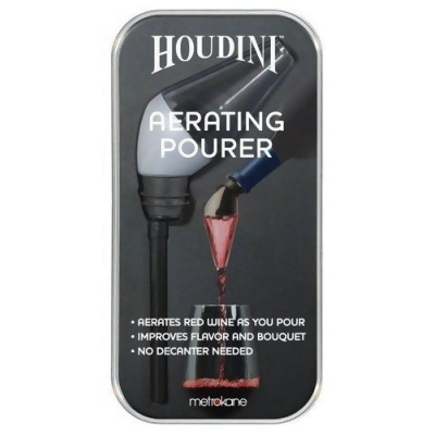 Houdini W9112 Deluxe Chrome Wine Aerator 