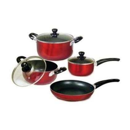 Better Chef F889R Non-Stick Cookware Set - 7 Piece 