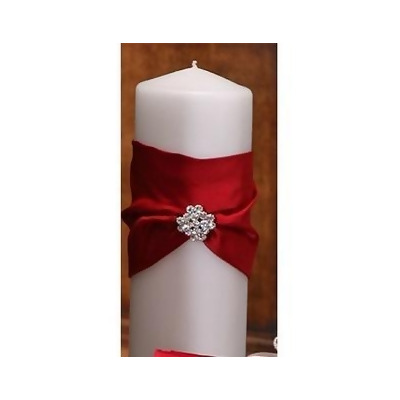 Ivy Lane Design A01100PC/CLA Garbo-Pillar Candle - Claret Claret 