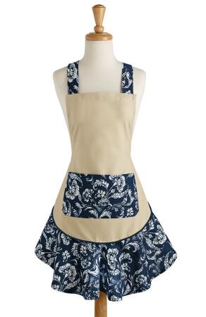 Design Imports Chino Chef Dark Green Apron 