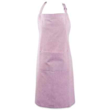 Design Imports Rose Solid Chambray Chef Apron 