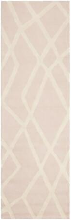 Safavieh SFK905P-28 Kids Hand Tufted Runner Rug, Pink & Ivory - 2 ft. 6 in. x 8 ft.