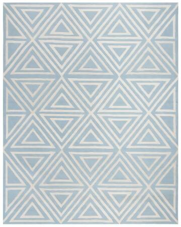 Safavieh SFK912E-6 Kids Hand Tufted Medium Rectangle Rug, Blue & Ivory - 6 x 9 ft. 