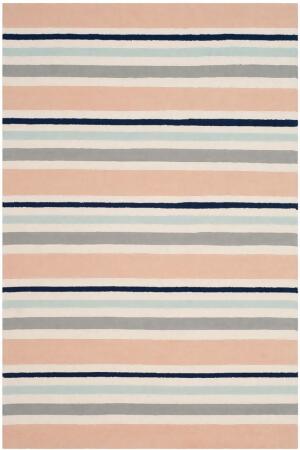 Safavieh SFK916A-4 Kids Hand Tufted Small Rectangle Rug, Ivory & Multi Color - 4 x 6 ft. 