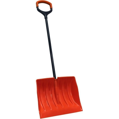 Bigfoot 1683-1 19 in. Mega Dozer Combination Snow Shovel with Two Fisted Shock Shield D Grip - Orange 