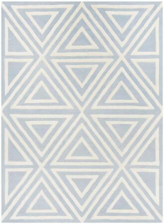 Safavieh SFK912E-5 Kids Hand Tufted Medium Rectangle Rug, Blue & Ivory - 5 x 7 ft. 