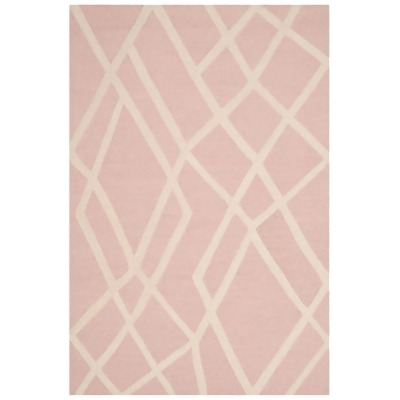 Safavieh SFK905P-4 Kids Hand Tufted Small Rectangle Rug, Pink & Ivory - 4 x 6 ft. 