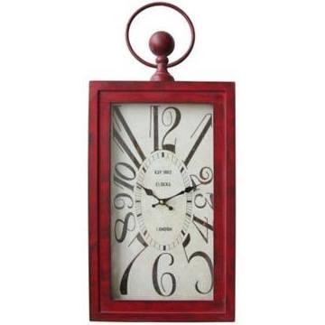 Yosemite CL19628937 Waverly Red Wall Clock - Red
