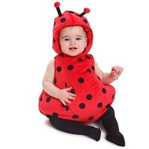 Dress Up America 866-0-6 Soft & Cuddly Baby Ladybug Costume, 0 - 6 Months 