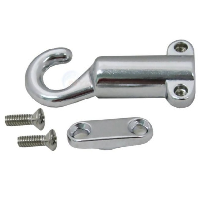 Perma Cast PH-52 0.375-0.5 in. Cleat Style Rope Hook Bronze - Chrome Plated