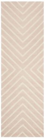 Safavieh SFK920P-28 Kids Hand Tufted Runner Rug, Pink & Ivory - 2 ft. 6 in. x 8 ft. 