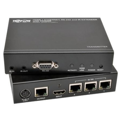 Tripp Lite TRL-BHDBTKE3SPIL 328 ft. HDMI Over Cat5E, 6 & 6A Extender Kit with Ethernet Power Serial & IR Control 