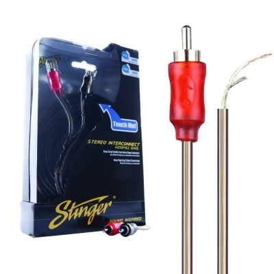 Stinger SI1212 12 ft. 1000 Series 2-Channel Coaxial Audiophile Grade RCA Stereo Interconnect Cable 