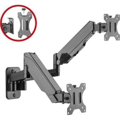 Siig CE-MT2M12-S1 Premium Aluminum Gas Spring Wall Mount - Dual Monitor 