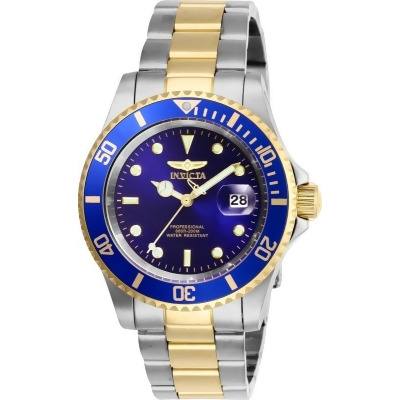 Invicta 26972 40 in. Mens Pro Diver Quartz 3 Hand Blue Dial Watch 