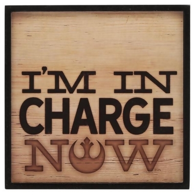 Star Wars 90163865-S Charge Now Rustic Thin Framed Hollow Wall Decor 