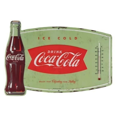 Coca-Cola 90156797-S Tin Thermometer Sign 