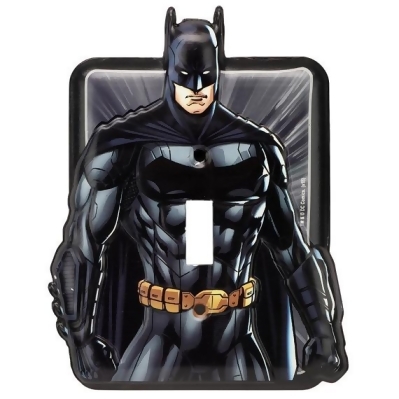 Justice League 90169398-S Batman Embossed Tin Switch Plate 