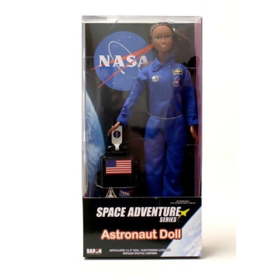 Flight Attendant Dolls DA500-1B Female Astronaut Doll in Blue Suit Toy 