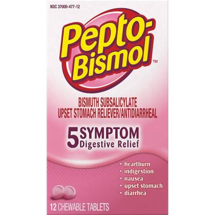 Procter & Gamble 607147 Pepto Bismol Chew Original 