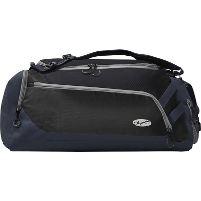 Olympia International SD-2900-BK Plus GY 22 in. Blitz Gym Duffel with Backpack Straps, Black & Gray 