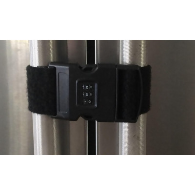 Lockingstraps Latch LSB10-005 3Digits Comb Safety Lock - Black 