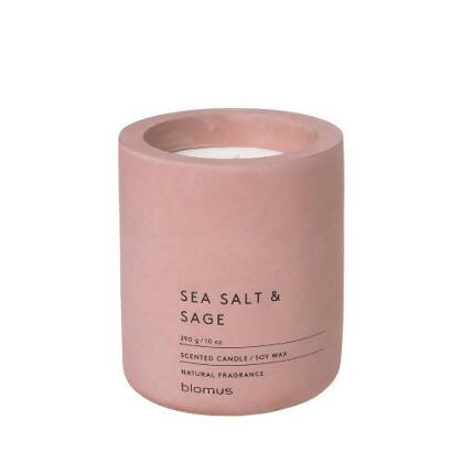 Blomus 65656 Fragra Large Withered Rose Candle - Sea Salt & Sage 