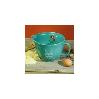 CA Gift 135096 Mixing Bowl with Spout - Amazing Woman - Blue 