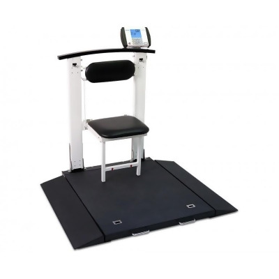 Detecto Detecto-6570 Multi-Purpose Clinical Portable Scale with Handrail & Seat 
