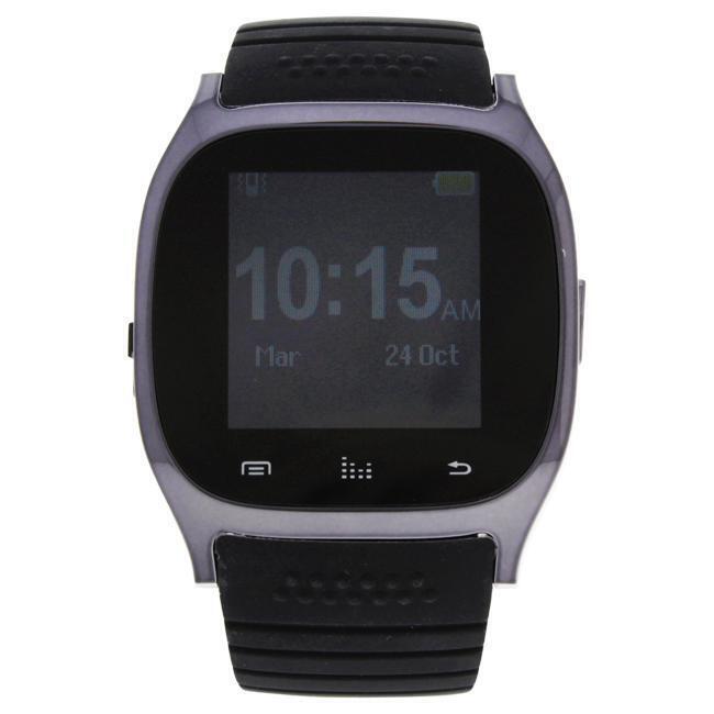 Eclock M-WAT-1357 EK-B3 Montre Connectee Black Silicone Strap Smart Watch for Men
