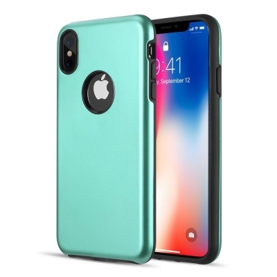 Dream Wireless TCAIP65-PTL-TL The Patrol Dual Hybrid Protection Case for iPhone XS Max - Teal 