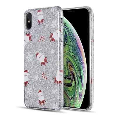 Dream Wireless CSIPXSM-UDZ-STC The Starry Dazzle Luxury TPU Cover Case for iPhone XS Max - Santa Claus 