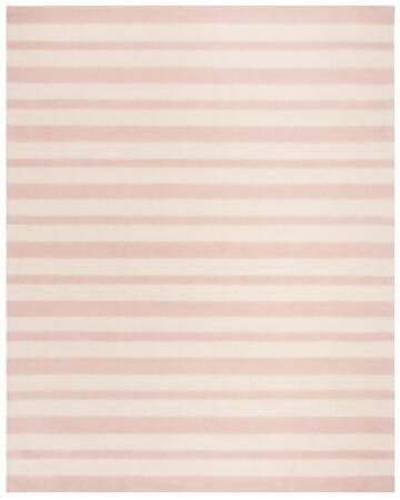 Safavieh SFK915P-6 Kids Hand Tufted Medium Rectangle Rug, Pink & Ivory - 6 x 9 ft. 