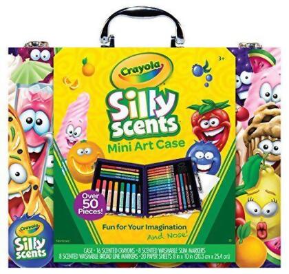 Crayola Silly Scents Mini Inspiration Art Case Coloring Set, Scented  Coloring Supplies, Beginner Child, 50 Pieces 
