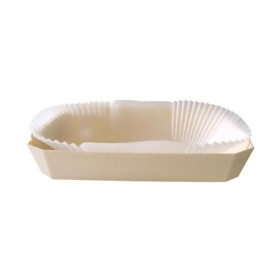 Packnwood 210NBAKE102 16 oz Wooden Baking Mold - 7.4 x 4.1 x 1.5 in. 