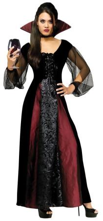Fun World FW5169SD Womens Goth Vampire Costume - Small