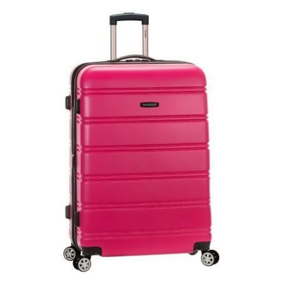 Rockland F1603-MAGENTA 28 in. Expandable ABS Dual Wheel Spinner Luggage - Magenta 