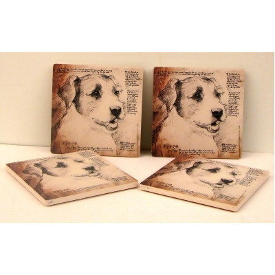 IWGAC 0183-36514 Jack Russell Terrier Coasters - Set of 4 