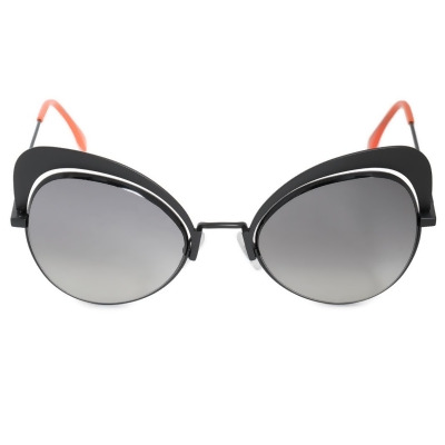 Fendi FENDI-SUNG-FF0247S-807-9O-54 54-22-135 mm Eyeshine Butterfly Sunglasses - Gray Gradient 