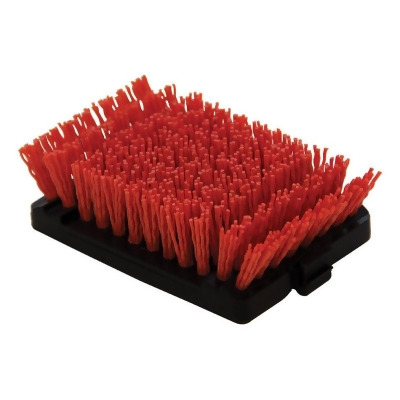 Char-Broil 8011444 Cool-Clean Polypropylene Replacement Grill Brush Head, Black & Red 