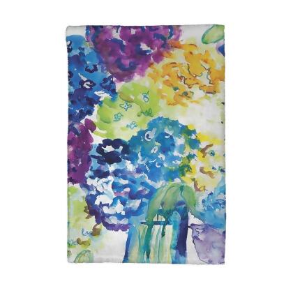 Betsy Drake KT022 Hydrangea Kitchen Towel 