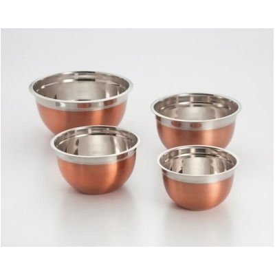 Cookpro 720 Mixing Bowls Stainless Steel with Copper Tint - Set of 4 
