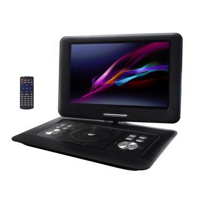 Trexonic TRX-1580 14.1 in. Portable DVD Player with TFT-LCD Screen & USB, SD & AV Inputs 