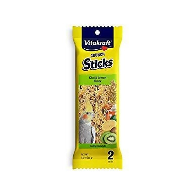 Vitakraft Sun Seed 512027 3.5 oz Tiel Crush Sticks Treat - Kiwi & Lemon 