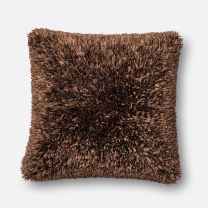 Loloi Rugs DSETP0045BR00PIL3 22 x 22 in. Contemporary Down Insert Decorative Pillow - Brown 
