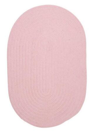 Colonial Mills Rug WL20R024X048 Bristol - Blush Pink 2 ft. x 4 ft. Braided Rug