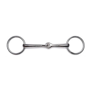 Jacks Imports 20121-5-1-2 Stainless Steel Loose Ring Snaffle Bit - 5.5 in. & 14 mm - All
