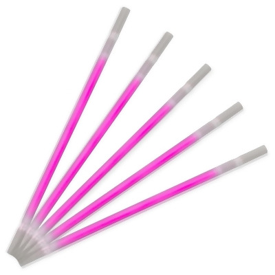 Blinkee 44 Pink Glow Drinking Straws - Pack of 25 