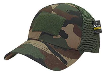 Rapid Dominance T93-PL-WDL-07 Tactical Air Mesh Flex Cap, Woodland - Large & Extra Large